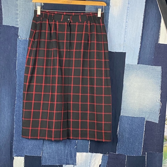 Paris Star Checkered Skirt Sz XL - Picture 2 of 6
